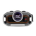 V9pro Smart Motorcycle Helmet Intercom BT5.0 Hands-free Interphone for Motorcycle Riders 300M Range Support FM Function with Microphone Multi-Protocol Support Dual Phone Connection. 