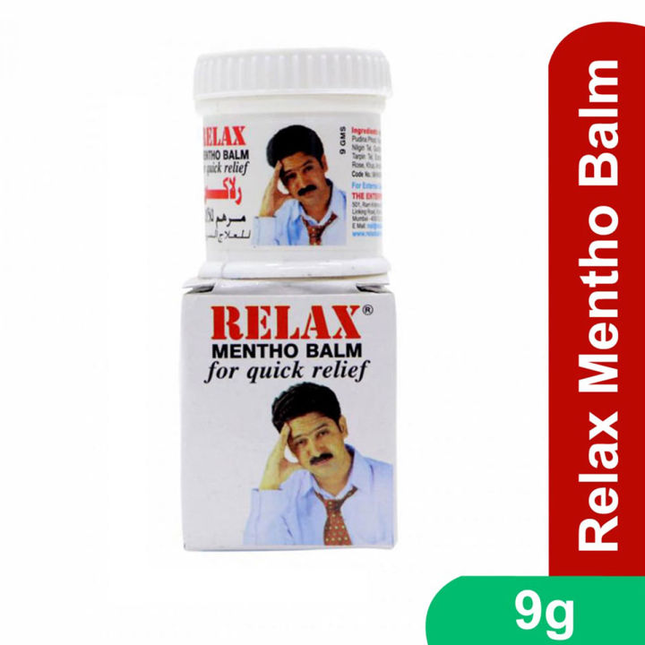 রিলিফ পেনের জন্য রিলাক্স মেনথো বাম (2 পিস)- 9 গ্রাম