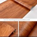 10 sqf Self Adhesive Wood Grain Furniture Stickers PVC Wallpaper cabinets Gloss Film Vinyl Counter Top Decal ( 5x2 feet).