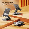 REMAX RM-C38 PRECISION ALLOY ROTARY PHONE HODLER METAL MOBILE STAND WITH 360 ROTATION / MULTI STABLE ANGLES / NON SLIP SILICONE. 