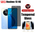 2 in 1 Realme 13 4G Shockproof Phone Case for Realme 12X Screen Protector Realme 12+ 12 5G 4G Anti-SpyTempered Glass. 