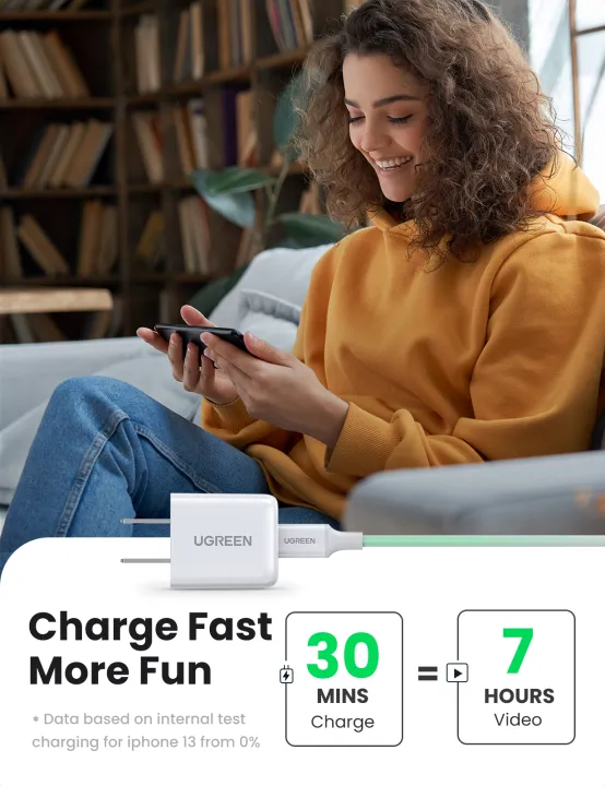 UGREEN%20Mini%2020W%20USB%20C%20Charger%20-%20PD%20Fast%20Charger%20Block%20USB-C%20Power%20Adapter%20Compatible%20for%20for%20iPhone%2012/12%20Mini/12%20Pro/12%20Pro%20Max/11,%20Galaxy,%20Pixel%204/3,%20iPad%20Pro,%20earphone%20Pro,%20and%20More%20-%20Image%206