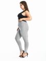 Solid Color Jeggings XS-7xl Women's Modal Cotton Leggings Pant Large Size Grey Black White Pink Navy Blue 6XL 5XL 4XL XXXL Femme.