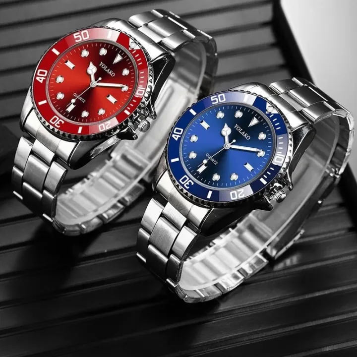 Men%20Business%20Casual%20Green%20Dial%20Watches%20/%20Stainless%20Steel%20Luminous%20Chronograph%20Quartz%20Watch%20/%20Luxury%20Simple%20Wristwatches%20-%20Image%204
