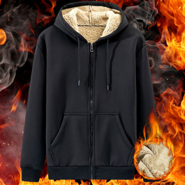 IELGY%20lamb%20wool%20warm%20men's%20hooded%20zipper%20jacket%20-%20Image%203