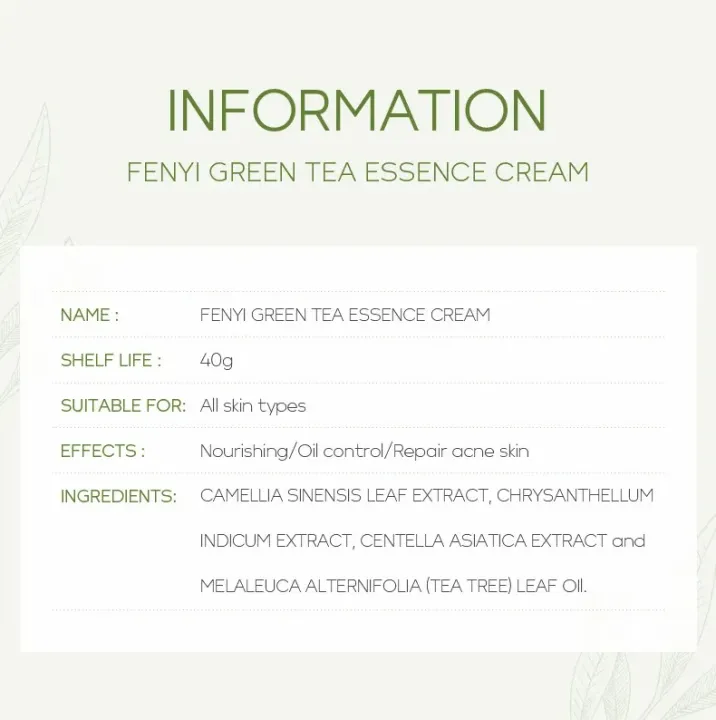 Fenyi%20Green%20Tea%20Nourishing%20Acne%20Repair%20Essence%20Cream-%2040g%20-%20Image%204