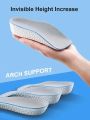 New Height Increase Insoles Half Shoe Pads Men Women. 