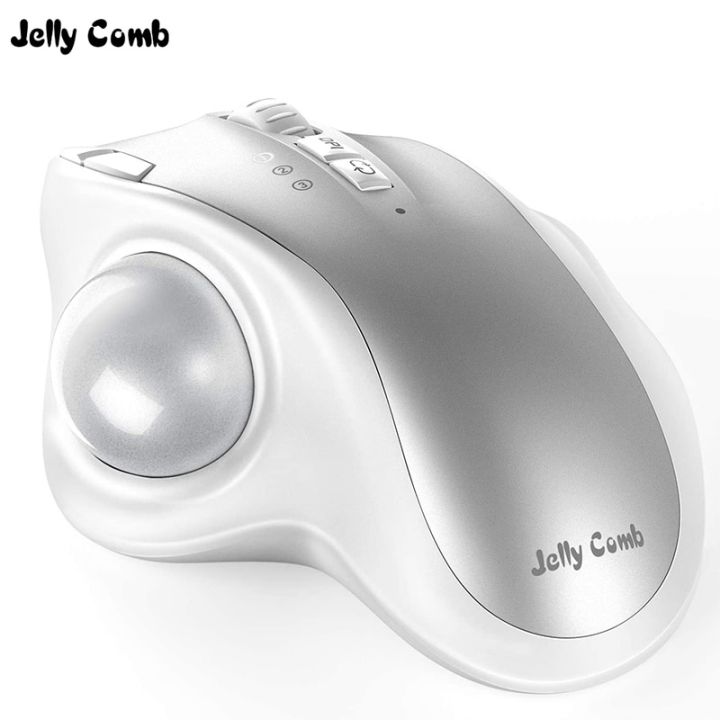 Jelly%20Comb%202.%20%20Trackball%20Mouse%20Bluetooth%20Rechargeable%202400dpi%20Gaming%20Mouse%20Vertical%20Professional%20Drawing%20Laser%20Mice%20-%20Image%203
