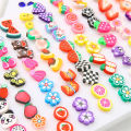 50 Pairs Korean Fashion Earrings Mixed Styles Pearls Colorful Rhinestone Flower Fruits Animal Plastic Stud Earring Set For Girls Piercing Metal Ladies Jewelry Gifts. 