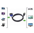 1 Metre HDMI To VGA Male D-SUB Video Adapter Cable Lead For TV Computer Monitor.