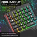 Jedel K601 Single Hand RGB Gaming Keyboard. 