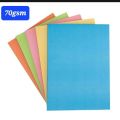 70gsm A4 Size Color Paper 100 Sheets (5 Color). 