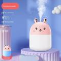 Cute Rabbit Air Humidifier Aroma Diffuser USB Mute Mist Maker For Home Car With Colorful Night Lights Mini Humidificat. 