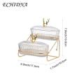 Plastic Fruit Bowl Stylish 3-tier Dried Fruit Display Tray with Nut Stand ic Fashion S Tray for Fruits Candies Nuts Perfect for Multi-layer Fruit Plate. 