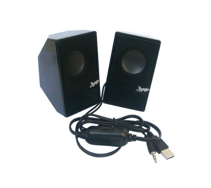 D7 Speaker Multimedia Wired Mini USB Speaker For Computer And Laptop - Black
