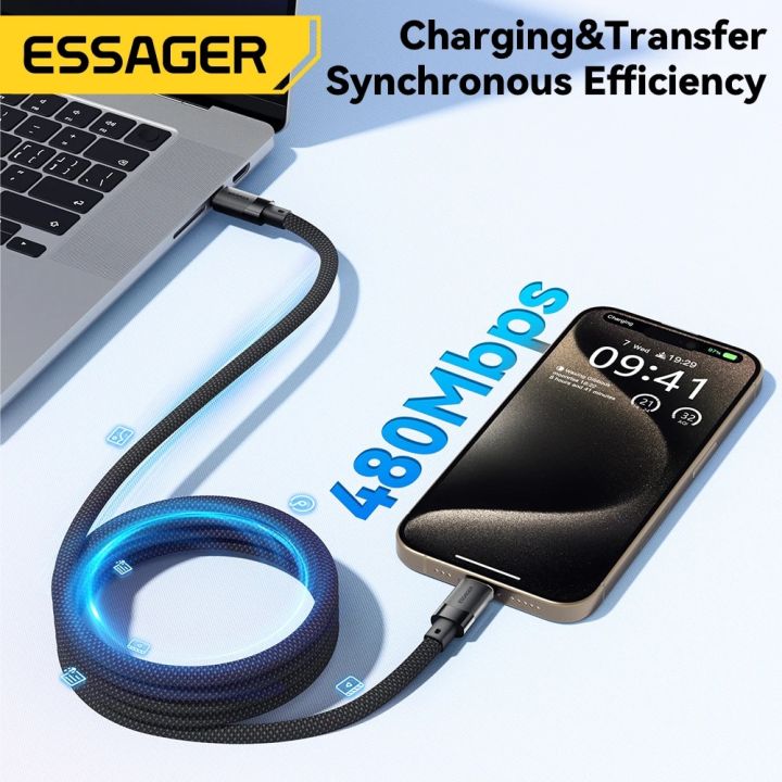 Essager%20Essager%20USB%20C%20To%20C%20100W%20Magnetic%20Fast%20Charger%20Cable%20For%20iPhone%2015%2065W%20Type%20C%20To%20C%20Data%20Charging%20Wire%20for%20Laptop%20Samsung%20-%20Image%206