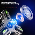 Fidget Spinner Metal Alloy Luminous Long Lasting Fingertip Gyro EDC Spinning Top Stress Relief Toys for Adults Kids.