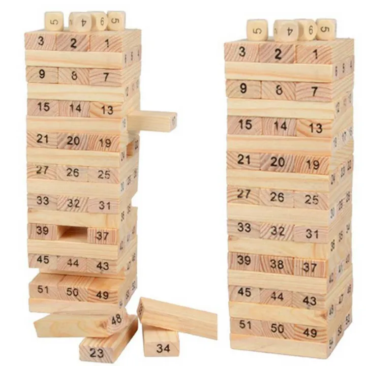 54%20Pcs%20Mini%20Wooden%20Number%20Stacking%20Jenga%20Tower%20Building%20Block%20Kid%20Toys%20-%20Image%204