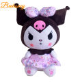 Sanrio Kuromi Plush Toys Soft Stuffed Cartoon Anime Plush Doll For Fans Gifts Collection. 