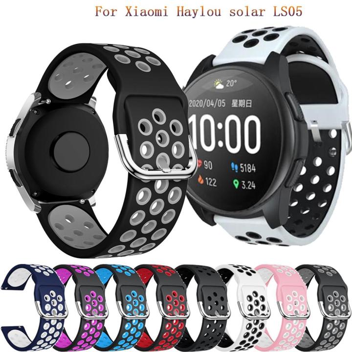 Cinturino 22mm Silicone Per Xiaomi Haylou RT LS05S, OnePlus Watch, Huawei GT2, Amazfit, Ticwatch E Altri – Sostitutivo Sportivo Con Attrezzo - 3
