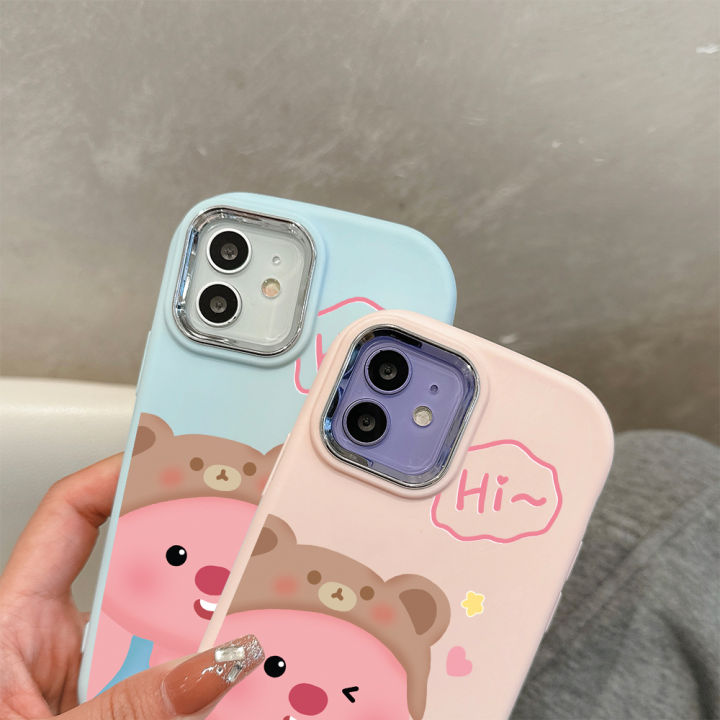 Hontinga%20for%20iPhone%2015%2011%2013%2014%2012%20Pro%20Max%206%206S%20Plus%20XR%208%207%20Plus%20XS%20X%20Max%20SE%202020%20Back%20Cover%20Luxury%20Silver%20Edge%20Lens%20Cartoon%20Loopy%20Pattern%20Soft%20Liquid%20Silicone%20Phone%20Case%20-%20Image%206