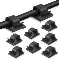 Cable Clamps Desktop Cable Organizer Power Cord Holder Protector Wire Clip Wire Management Self Adhesive Hooks Wire Holder.