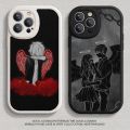 Devil Bad Boy Anime Phone Case Lambskin For Iphone 15 13 Pro Max 12 11 14 Mini X Xr Xs 8 7 Puls Se Luxury Mobile Cover. 