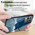 Casinglee For Realme Narzo 50 Case Couple Starry Moon Glass Protector Meteor Start Back cover for Realme Narzo 50 Phone cases Cover For girls and Boys. 