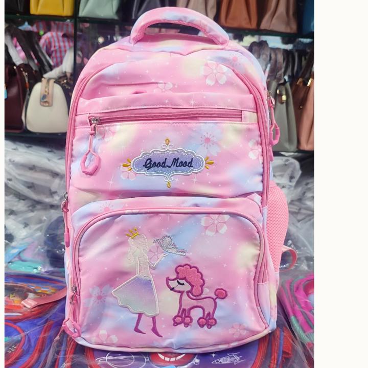 Zip It Good Lady Cute Nylon College Backpack Girl Travel Badge Student Bag Fashion Kawaii Female Laptop Backpack Trendy Women Book Bags
