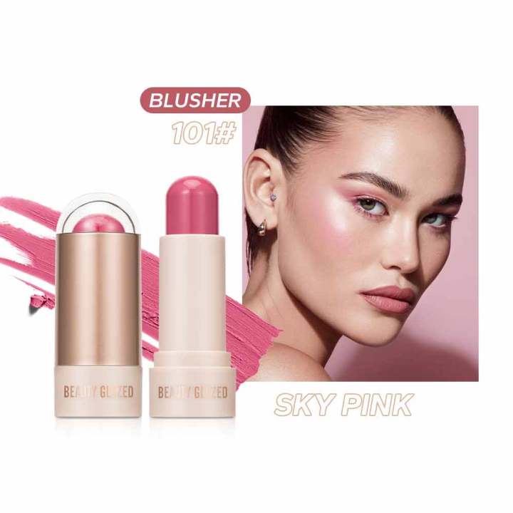 Beauty Glazed Cream Blush Stick -#101 Sky Pink (Blush)