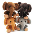 Cute Baby Elephant Plush Toys Elephant Doll Keychain Doll Girly Ragdoll Schoolbag Small Pendant. 