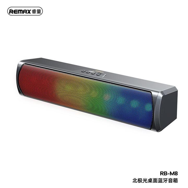 Remax RB-M8 RGB TWS Wireless Speaker Rhythmic Lighting Stunning Sound ...