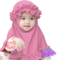 HIJAB FOR YOUR ADORABLE DAUGHTER. DUBAI CHERRY CLOTH, FOR 1 YEARS TO 10 YEARS KIDS, MUSLIM KIDS' HIJAB.. 