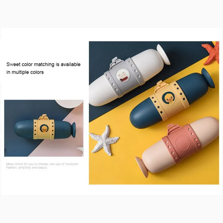 Portable%20Toothbrush%20Toothpaste%20Holder%20Storage%20Case%20Cute%20Cartoon%20Travel%20Gargle%20Cup%20Set%20Household%20Storage%20Cup%20Bathroom%20Accessories%20-%20Image%205