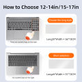 Laptop accessories keyboard membrane silicone universal style Dust cover 12-15.6in For MacBook Lenovo HP Dell Acer Razer laptop.