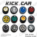 1/64 Wheels with Rubber Tires CE28 Refitting Parts for Diecast Model Car Hot Wheels Matchbox Tomica D:11mm 1 Set. 