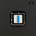 Metal Glass Camera Capacitor Button Sticker for iPhone 16 Pro Max, 16 Plus, 16 Pro, iPhone 16, Photo Camera Control Button Phone Cover. 