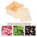 Wood Box, 1 Pc Wooden Storage Box Wooden Jewelry Case Square Gift Box for Storage Boxes for Birthday Parties and Banquets.