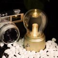 LED Bulb Classical Blowing Retro Desk Table Lamp USB Rechargeable Light Home Decoration For New Year Study Room Night Light.