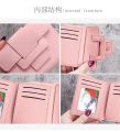 Ladies clutch purse Mini Wallet For Women Card Holder Short PU Leather Bags Short Small Coin Keeper for Girls - Mani Bag. 