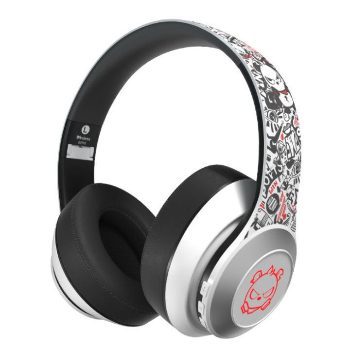 Private model BH10 illuminated version sports Bluetooth head mounted mobile phone stereo running earphones, heavy bass