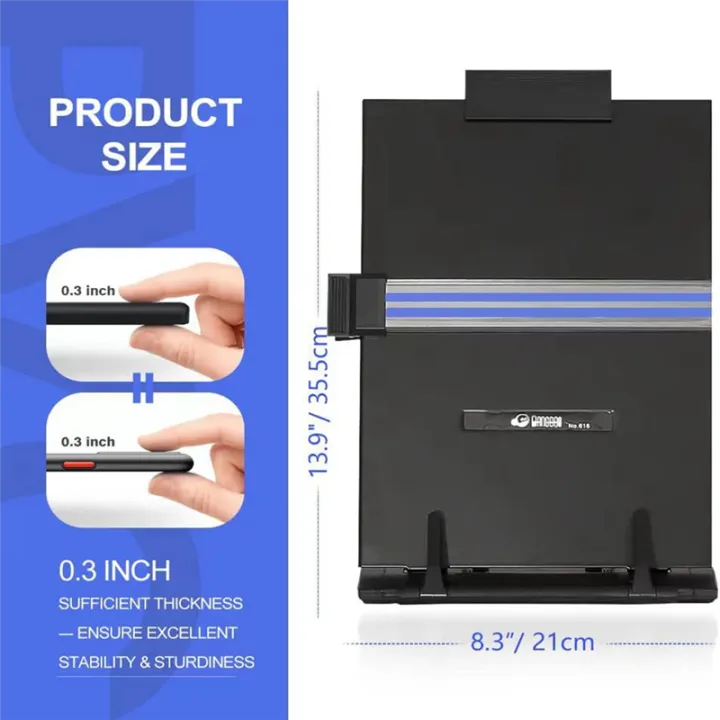 File%20Organizer%20Copy%20Holder%20Stand%20with%207%20Adjustable%20Positions-Desktop%20Document%20Holder%20Stand(Black%20Metal),%202-Pack%20Copyholder%20-%20Image%202