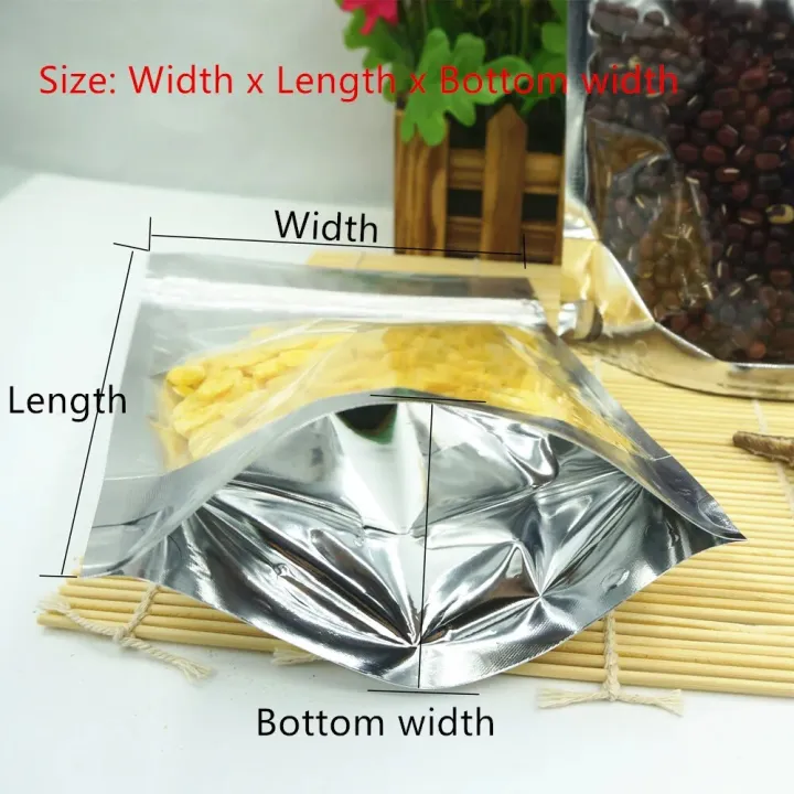 100pcs%20Stand%20Silvery%20Aluminum%20Foil%20Zip%20Lock%20Bags%20with%20Clear%20Front%20-%20Zipper%20Self%20Sealing%20Snacks%20Food%20Pouches%20Aluminizing%20Package%20-%20Image%204