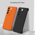 Candy Color Frameless Matte Case For vivo V27 S16 Pro V27Pro V27e S16e Slim Hard PC Shockproof Bumper Cover. 