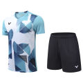 Badminton Clothing Men's Li Zijia Racing Suit Malaysia Jersey Quick-Drying Breathable Summer Outdoor Sportswear. 