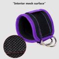 （NEW）1 Piece Ankle Strap For Cable Machines - Padded Gym Cuff For Kickbacks Glute Workouts Leg Extensions And Hip Abductors. 