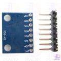 GY521 GY 521 MPU-6050 MPU6050 MPU 6050 Sensor Module DC 3V 5V 3 Triple 3 Axis Analog Gyroscope Accelerometer Compatible Board For Arduino IIC I2C Interface Gyro Sensors.