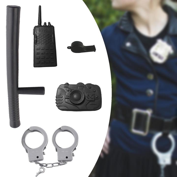 5x%20Costume%20Accessory%20Set%20Police%20Cosplay%20Costume%20Props%20for%20Performance%20Show%20Halloween%20Parties%20Photo%20Props%20Role%20Play%20Carnival%20-%20Image%203