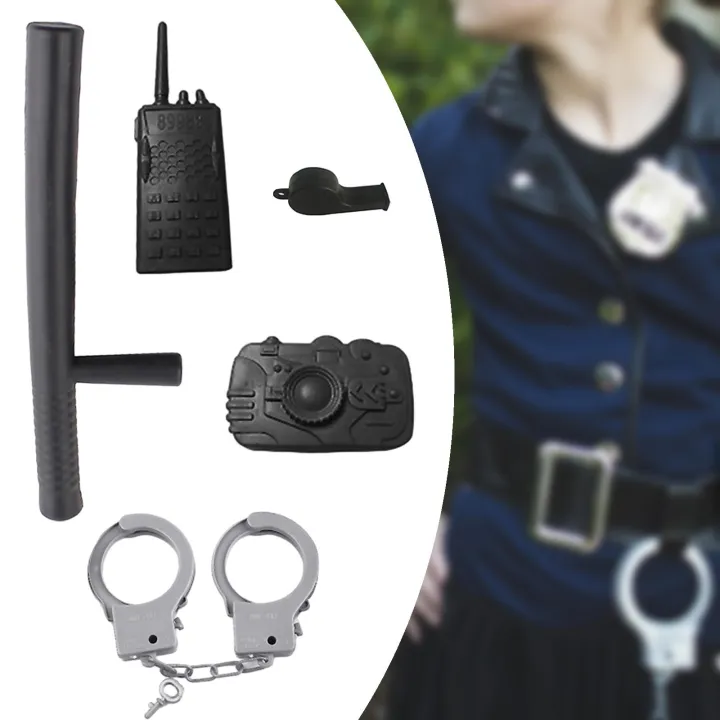 5x%20Costume%20Accessory%20Set%20Police%20Cosplay%20Costume%20Props%20for%20Performance%20Show%20Halloween%20Parties%20Photo%20Props%20Role%20Play%20Carnival%20-%20Image%203