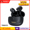 TRANYOO | T-M2 ANC+ENC TWS Wireless Earbuds | Bluetooth 5.4 (JL7006F8) | 7h Playtime, 250mAh Case | Low-Latency Game Mode | IPX4 Water Resistant | Type-C Charging | For Android & iPhone.. 